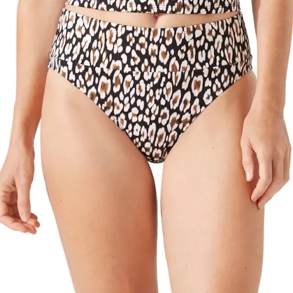Tommy Bahama Palm Modern Leopard Bikini Bottom - XS - New - Picture 1 of 5